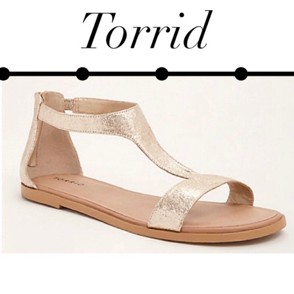 wide width gold sandals